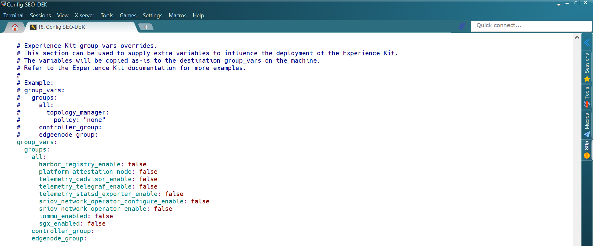 Screenshot of ESP File Changes