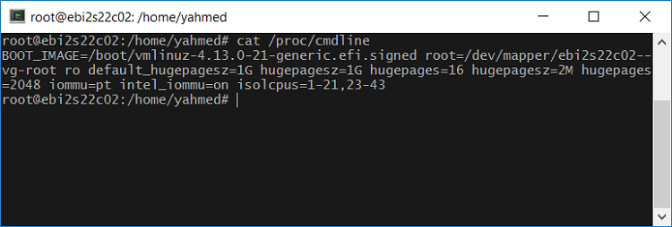 cat /proc/cmdline output
