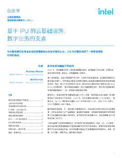 IPU Based Cloud Infrastructure White Paper