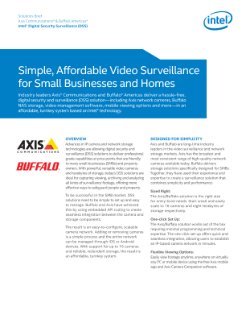 面向小型企业和家庭的视频监控：解决方案简介